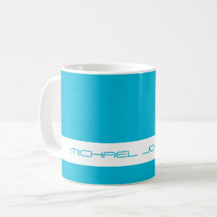 Trend Color Vivid Cyan - Futuristische Name Tasse
