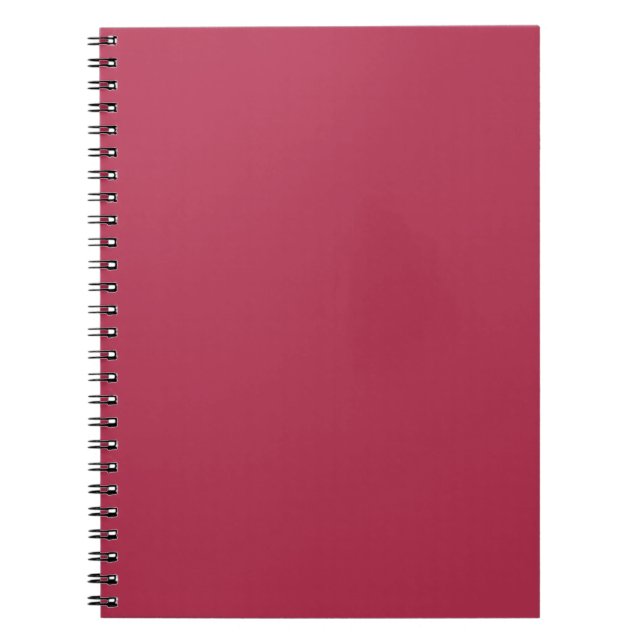 Trend Color - Warmes rosa Notebook Notizblock (Vorderseite)