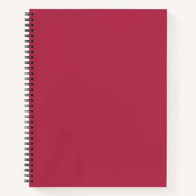 Trend Color - Warmes Rosa - Notebook Notizbuch (Vorderseite)