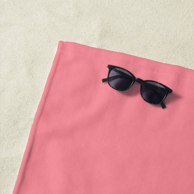 Trend Color - Watermelon Pink Beach Handtuch (Beispiel)