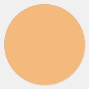 Trend Color - Weicher orangefarbener Aufkleber