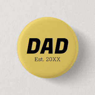Trend Color - Weichgelber Vater-Button Button