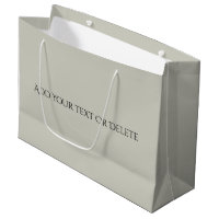 Trend Colors - Light Silver Grey Large Gift Bag