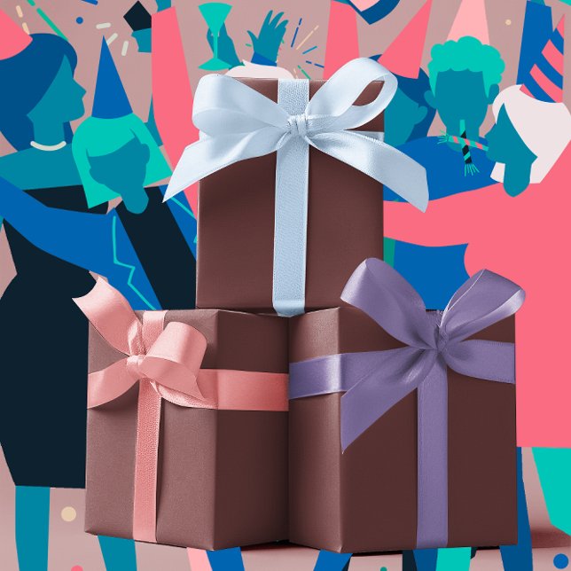 Trend Colors - Mahogany Brown Color - Solid Geschenkpapier Set (Von Creator hochgeladen)