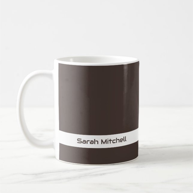 Trend Colour - Coffee Brown Name Tasse (Links)