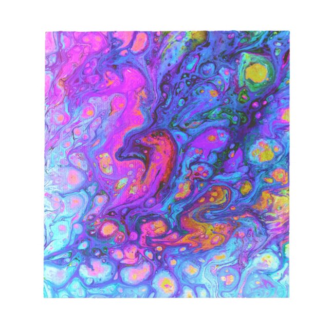 Trend der heißesten Kunst malen die Violetinsel gi Notizblock (Vorderseite)