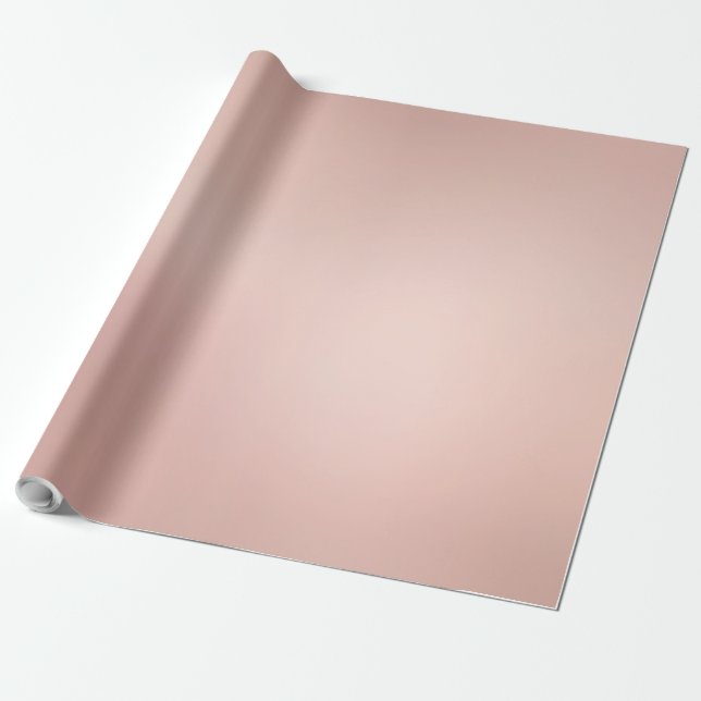 Trend Elegante Rose Gold Vorlage Grosses Glossy Ge Geschenkpapier (Ungerollt)