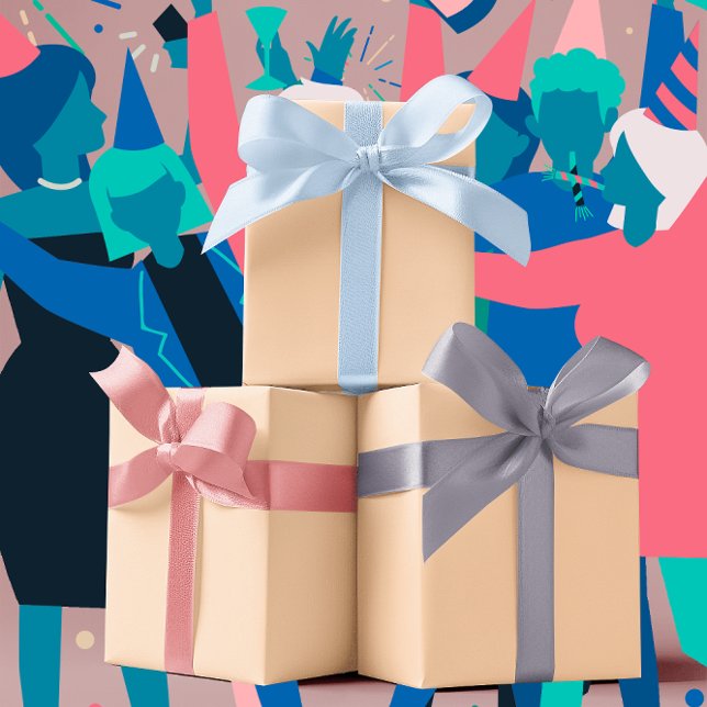 Trend - Farbe des Peach Blush - Solid Geschenkpapier Set (Von Creator hochgeladen)