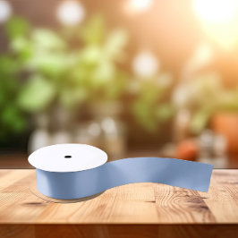 Trend - Farbe des Pulvers - Blau - Solid Satinband