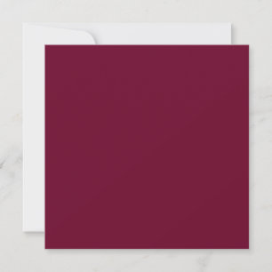 Trend Farbe - Dunkle Burgund-Flachbild-Urlaubskart Feiertagskarte
