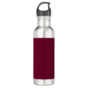 Trend Farbe - Dunkle Burgunder Stahl Wasserflasche Edelstahlflasche