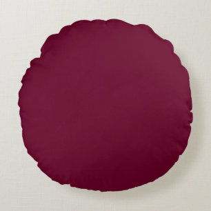 Trend Farbe - Dunkles Burgund Rundkissen Rundes Kissen