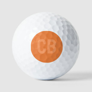 Trend Farbe Frische Mandarine Golfplätze Golfball
