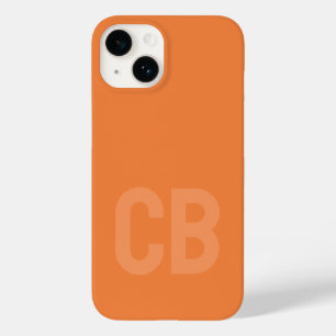 Trend Farbe Frische Mandarine Minimalistisch Monog Case-Mate iPhone 14 Hülle
