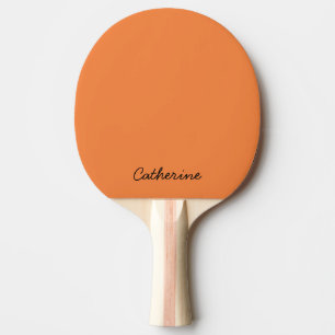 Trend Farbe Frische Mandarine Ping Pong Paddle Tischtennis Schläger