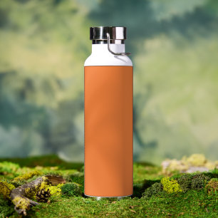 Trend Farbe Frische Mandarine Wasser Flasche