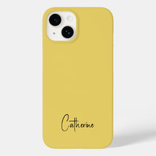 Trend Farbe Gelb Minimalistisch Case-Mate iPhone 14 Hülle