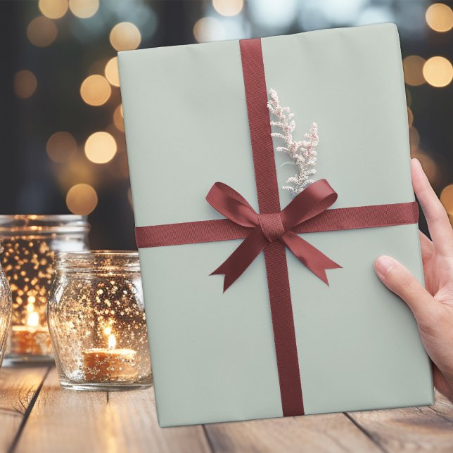 Trend Farbe grün-grau gemutelt Geschenkpapier (Von Creator hochgeladen)