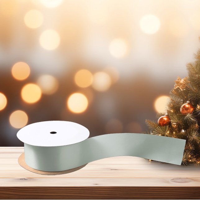 Trend Farbe grün-grau gemutelt Satinband (Von Creator hochgeladen)