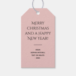 Trend Farbe hell Rosa Weihnachten Geschenkanhänger