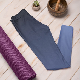 Trend Farbe Jewel Blue Ombre Leggings