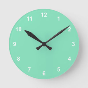 Trend Farbe - Mini grüne Uhr rund um die Uhr mit Z