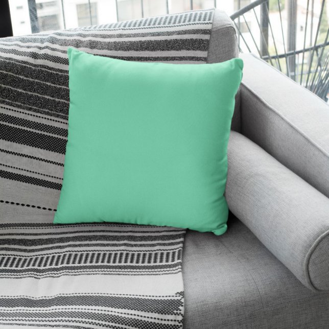 Trend Farbe - Minty Green Throw Kissen (Von Creator hochgeladen)