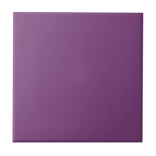 Trend Farbe - Plum Lila dekorative Keramik Fliese (Vorderseite)