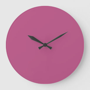 Trend Farbe Rosa Lila Berry Große Wandhalterung Wanduhr