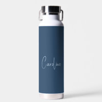 Trend Farbe Schwerer Blauer Name Wasserflasche