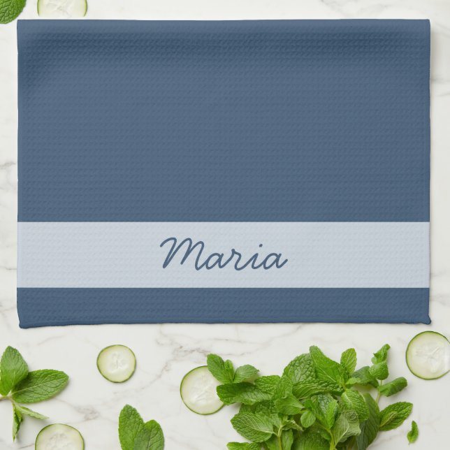 Trend Farbe Schweres Blau Name Küchentuch (Gefaltet)