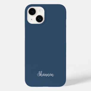 Trend Farbe Schwerwiegender blauer Name Minimalist Case-Mate iPhone 14 Hülle