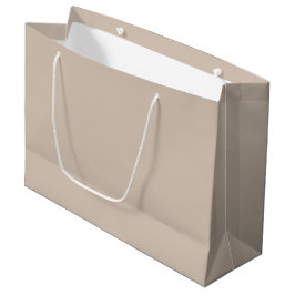 Trend Farbe - Soft Taupe Große Geschenktasche Geschenktüte