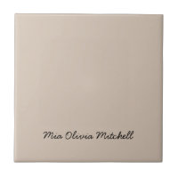 Trend Farbe - Soft Taupe Keramik Tile