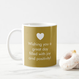 Trend Farbe Sonnenolie - Name / Positive Tasse