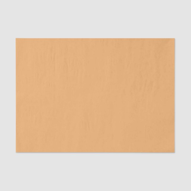 Trend-Farbe: Weiches Orangefarbenes Gewebepapier Seidenpapier (Vorderseite)