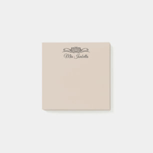 Trend Farbe - Weichtaupe Solid Post-it Klebezettel
