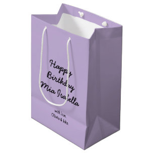 Trend Farbe - Weichviolett - Spezialverpackung für Mittlere Geschenktüte