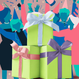 Trend Farben - Frühlingsgrün - Solid Geschenkpapier Set