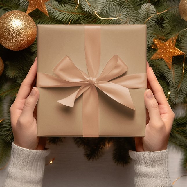 Trend-Farben - warme Beige Farbe - Solide Rolle Geschenkpapier (Von Creator hochgeladen)