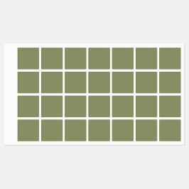 Trend-Farbrost grüne, farbige Etiketten