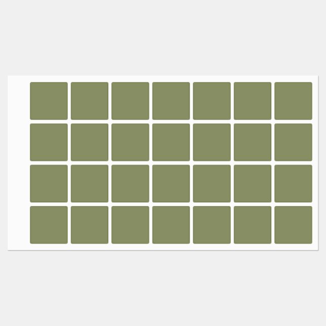 Trend-Farbrost grüne, farbige Etiketten (Blatt)