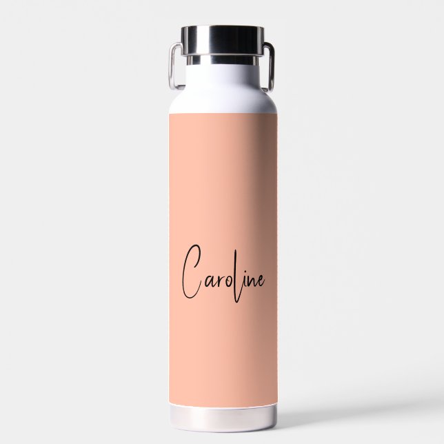 Trend Farbweich Pfirsichname Wasserflasche Trinkflasche (Vorne)