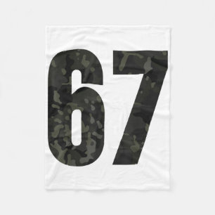 Trend Gen Alpha Six Seven 6 7 Meme Cam Multi Ca Fleecedecke