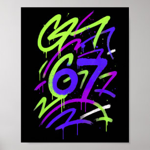 Trend Gen Z Alpha Sechs Sieben 6 7 _5 Poster
