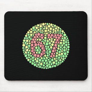 Trend Gen Z Alpha Six Seven 6 7 _7  Mousepad