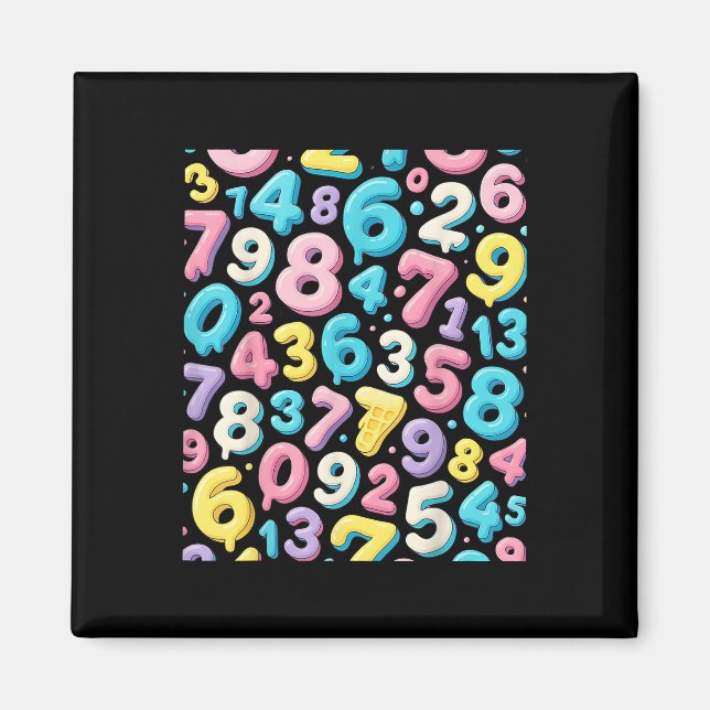 Trend Gen Z Alpha Six Seven 6 7 _8  Magnet (Vorne)