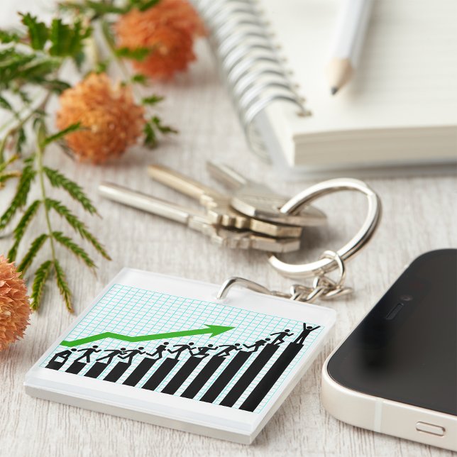 Trend Graph Schlüsselanhänger nach oben (Von Creator hochgeladen)