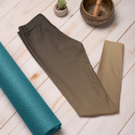 Trend Herbst Farbe warm Beige Ombre Leggings