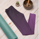 Trend im Herbst Farbfleck Lila Ombre Leggings<br><div class="desc">Stilvolle Plum Lila, subtile ombre Leggings aus unserer Farbsammlung Herbst & Winter 2023/24 Trend bieten zeitlosen Charme. Diese Ombre Cyan Leggings weisen einen Farbverlauf auf, der von dunkel oben bis hin zu heller/heller an den Beinen verblasst. Diese Leggings sind eine großartige Möglichkeit, Ihrem Herbstschrank einen Pop Farbe zu verleihen. Sie...</div>